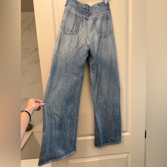 rag & bone Light Blue Flare Jeans - Picture 3 of 5